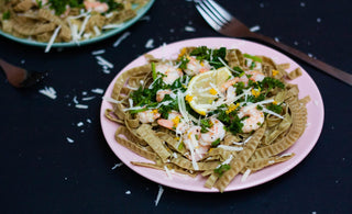 Lemon Garlic Shrimp Pasta - Livivafoods.com