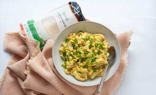 Low-carb Mac and Peas - Livivafoods.com