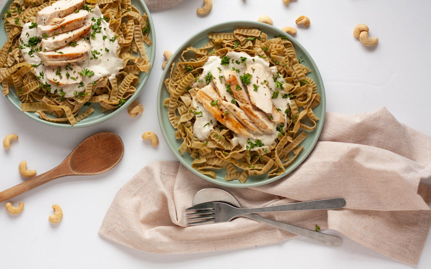 Simple Cashew Alfredo - Livivafoods.com