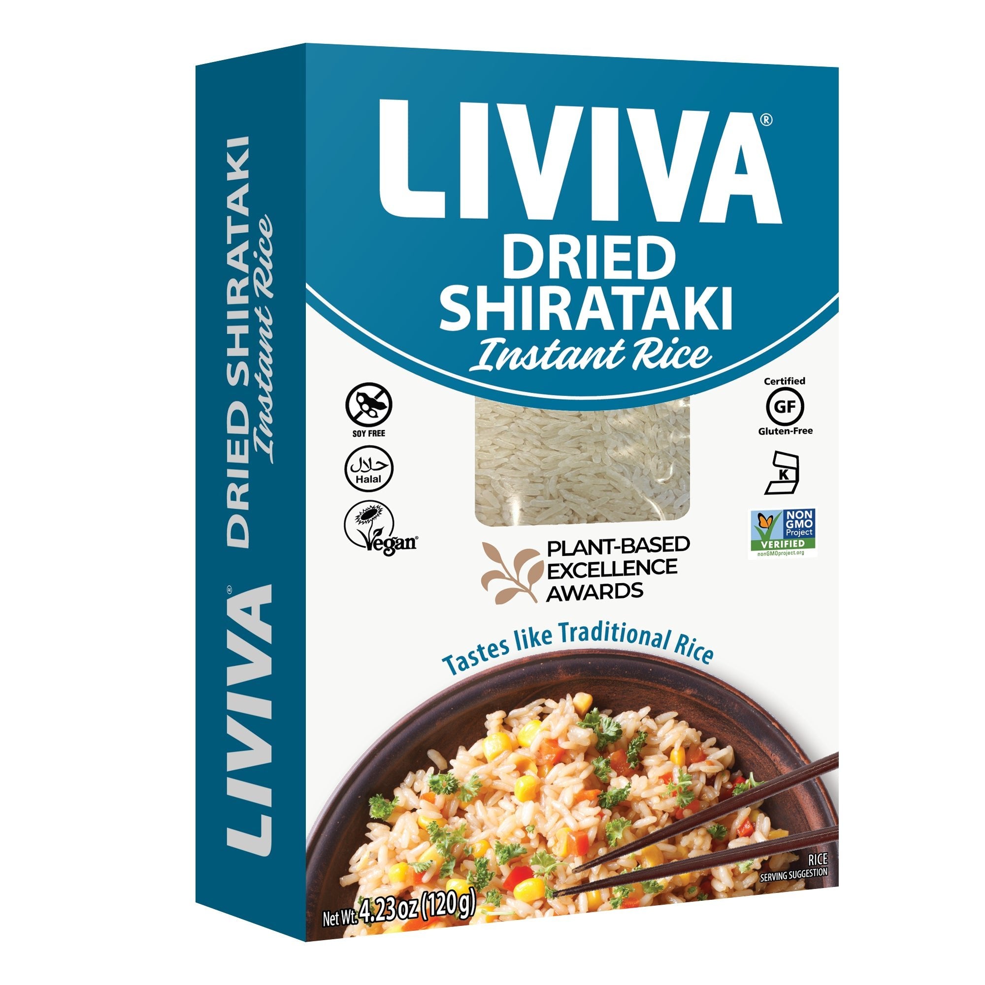 NEW PRODUCT - Dried Shirataki Instant Rice (6 - 24 pk) - Livivafoods.com