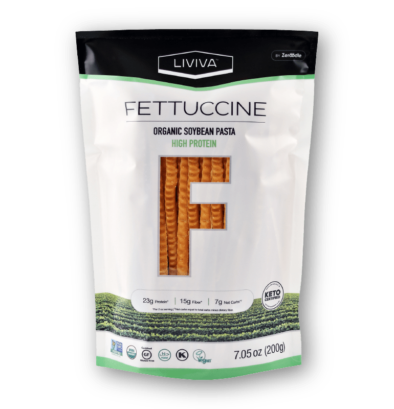 Organic Soybean Fettuccine - Livivafoods.com